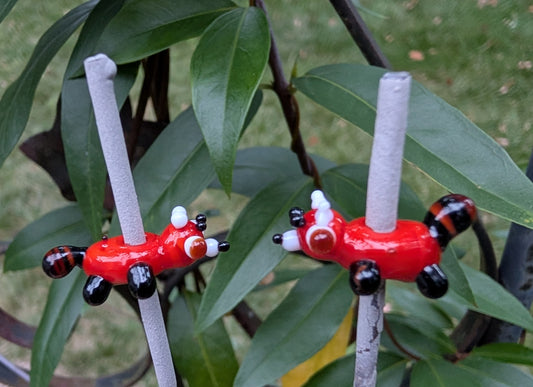 Glass Red Panda Necklace
