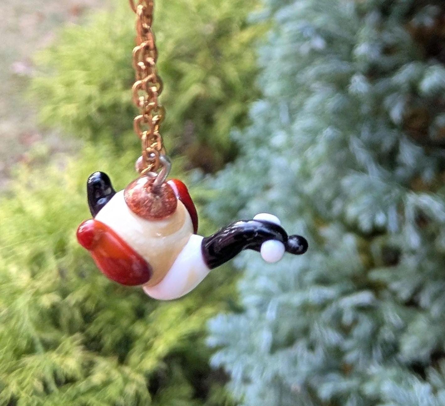Lampworked Canadian Goose Necklace