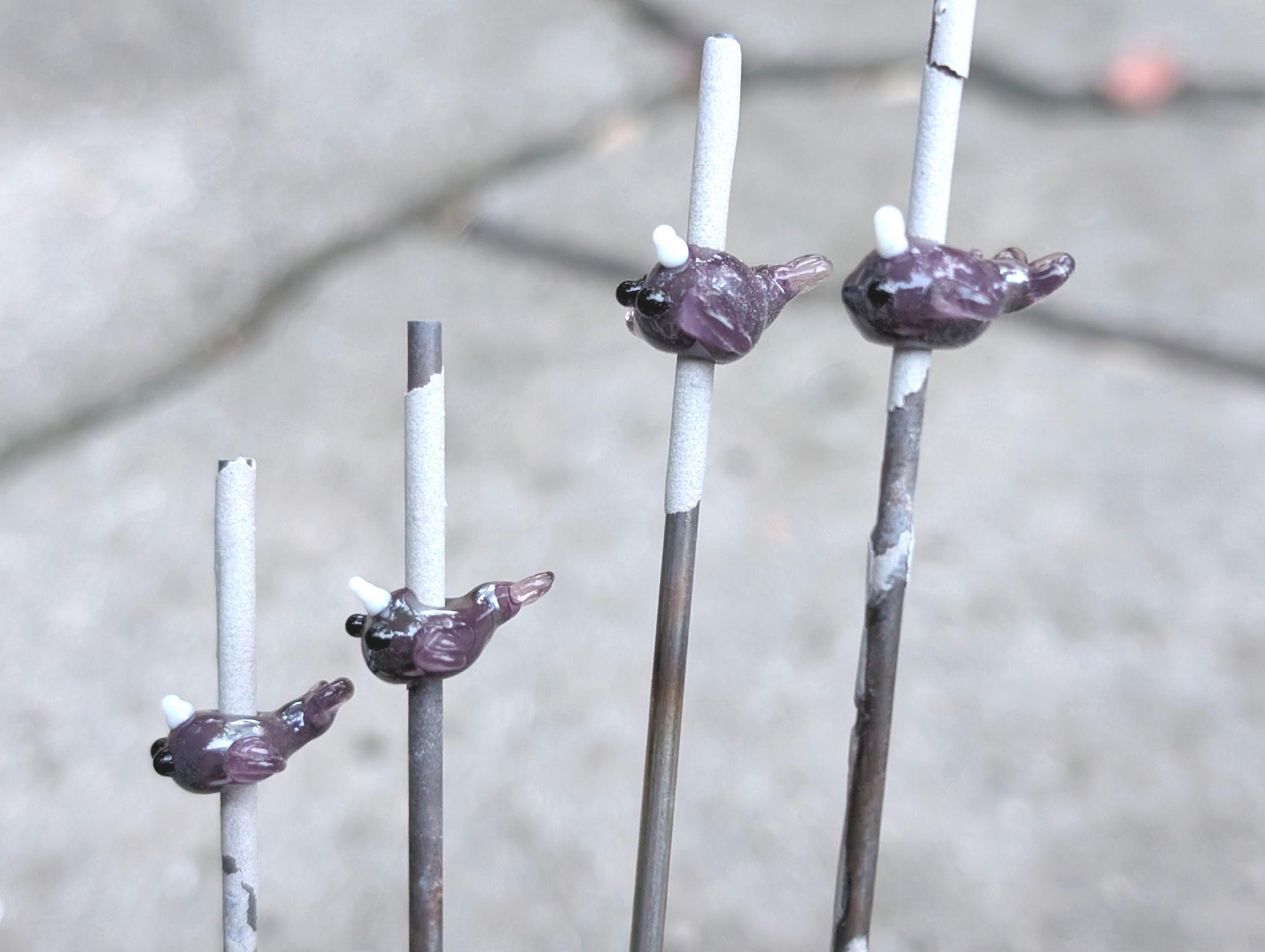 Lampworked Narwhal Necklace