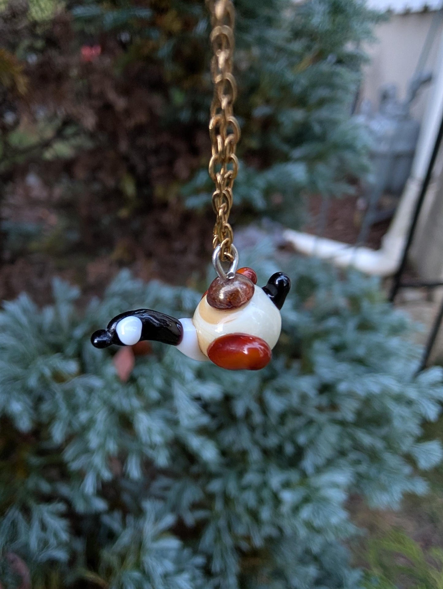 Lampworked Canadian Goose Necklace
