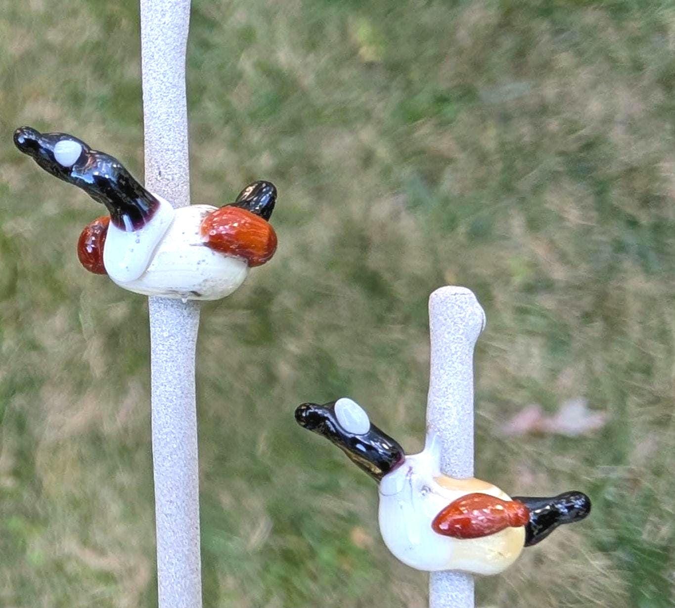 Lampworked Canadian Goose Necklace