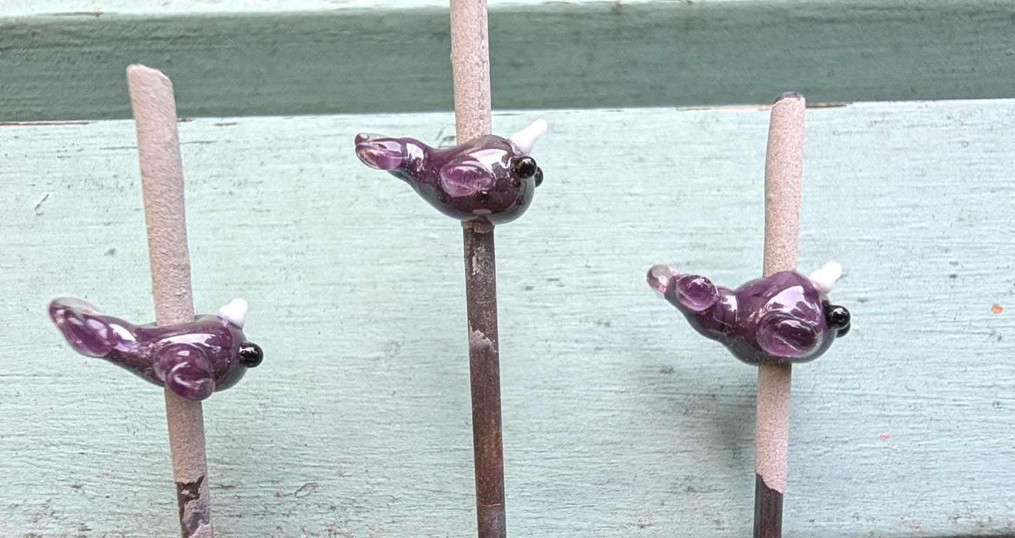 Lampworked Narwhal Necklace