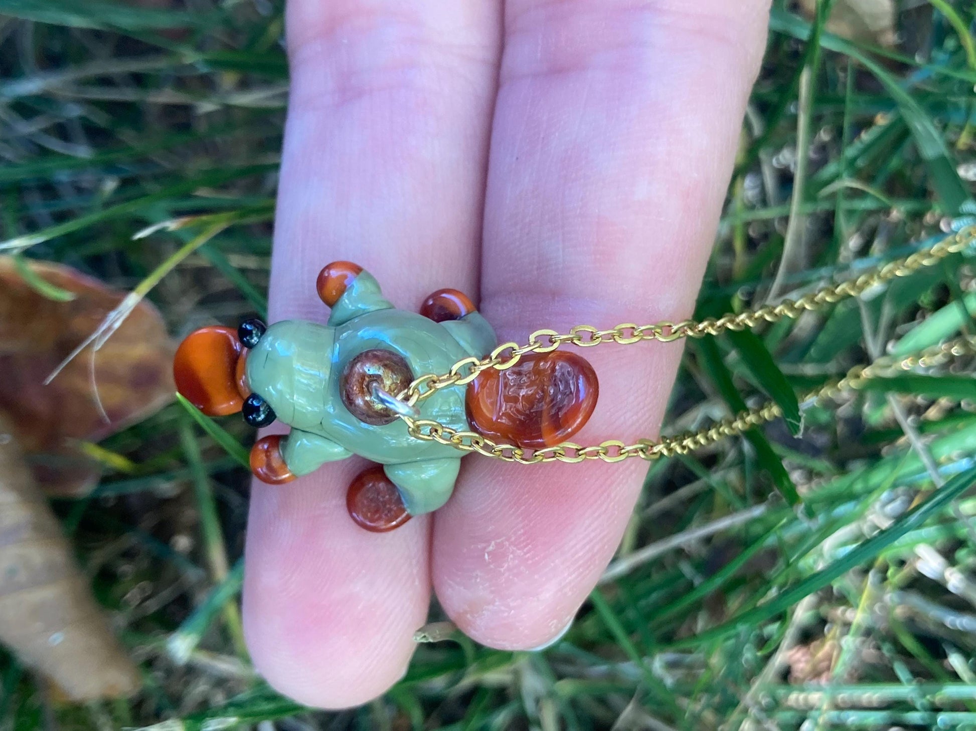 Lampworked Platypus Necklace
