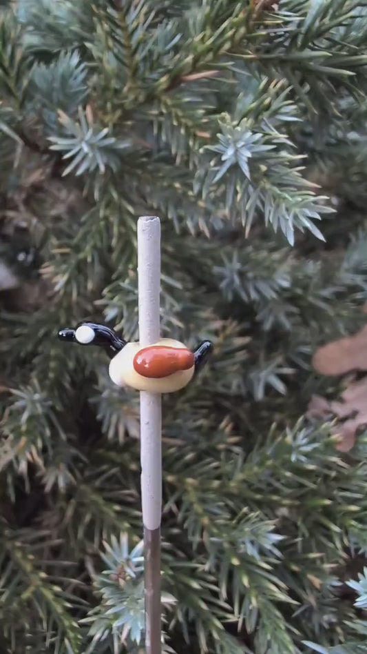 Lampworked Canadian Goose Necklace